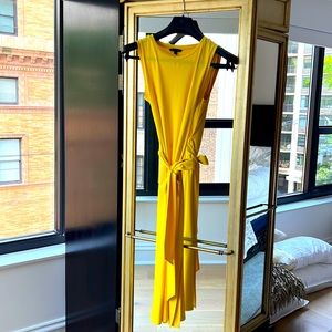 Banana republic yellow cotton dress